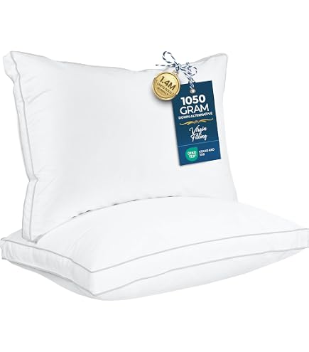Airweave 2-04011-1 Pillow, Standard, High Resilience, Washable